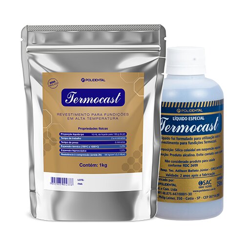 Termocast — linha Revestimentos da Polidental