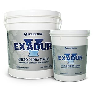 Gesso Exadur V — linha Gessos Especiais da Polidental