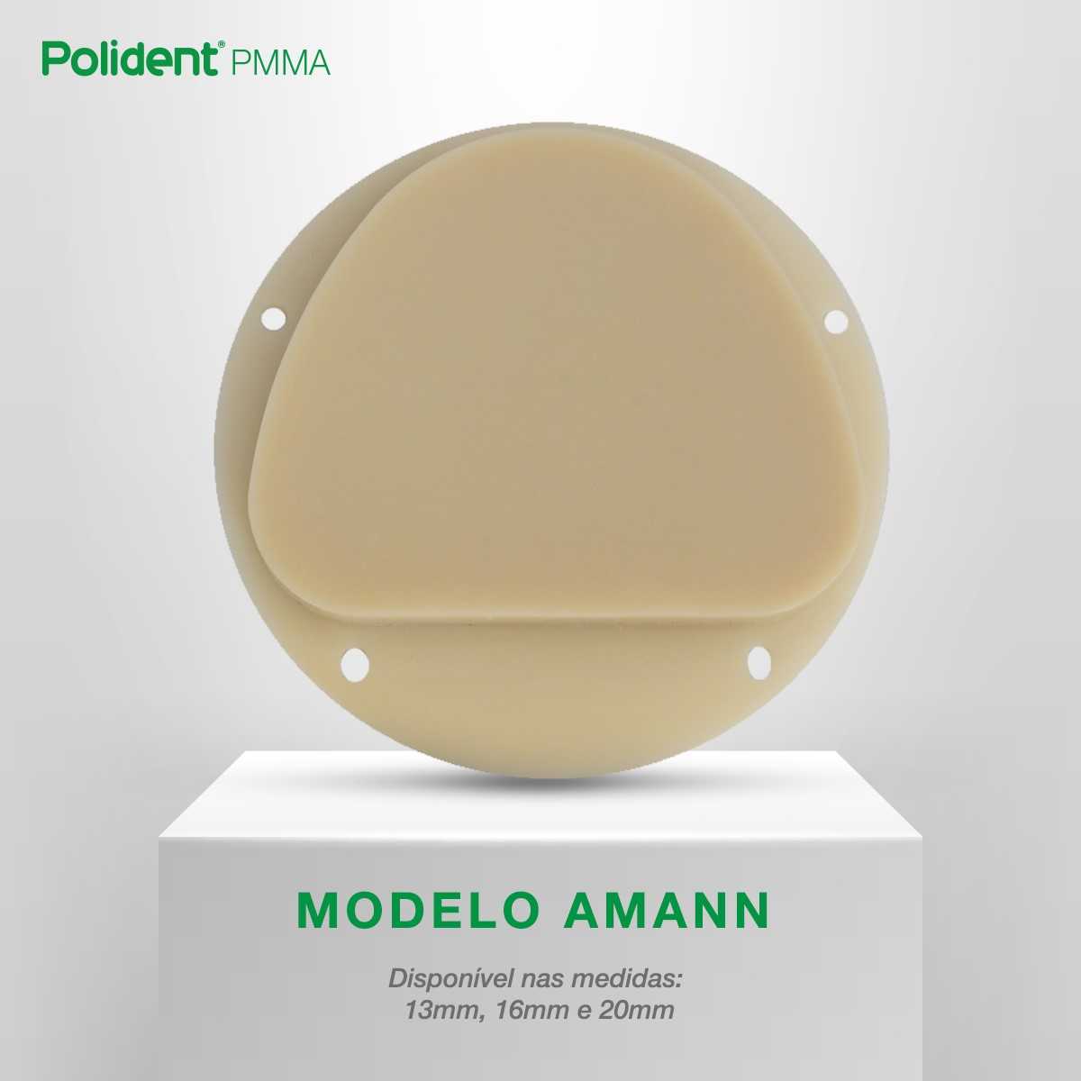 Amann — linha Blocos PMMA da Polidental